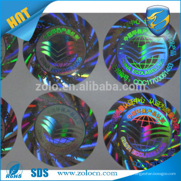 Brand Protection Rainbow colorful honeycomb hologram tamper evident label